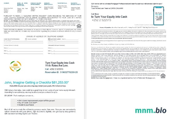 Somalia Dara Salaam Bank wyciąg z kredytu hipotecznego w formatach Word i PDF 3-4